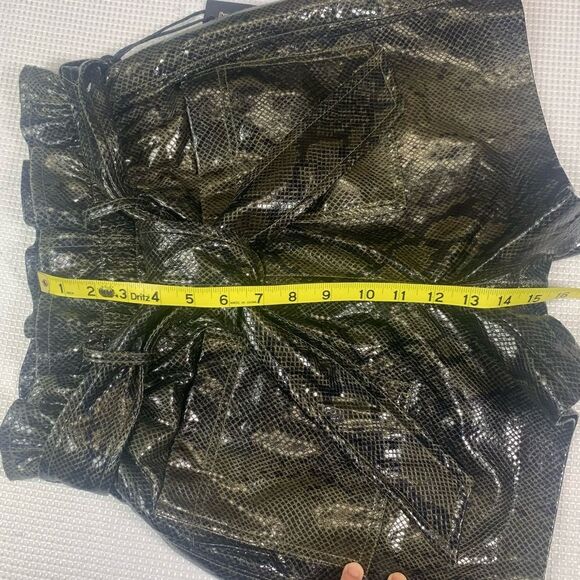 Blank NYC Snakeskin Paper bag Shorts - Picture 8 of 12
